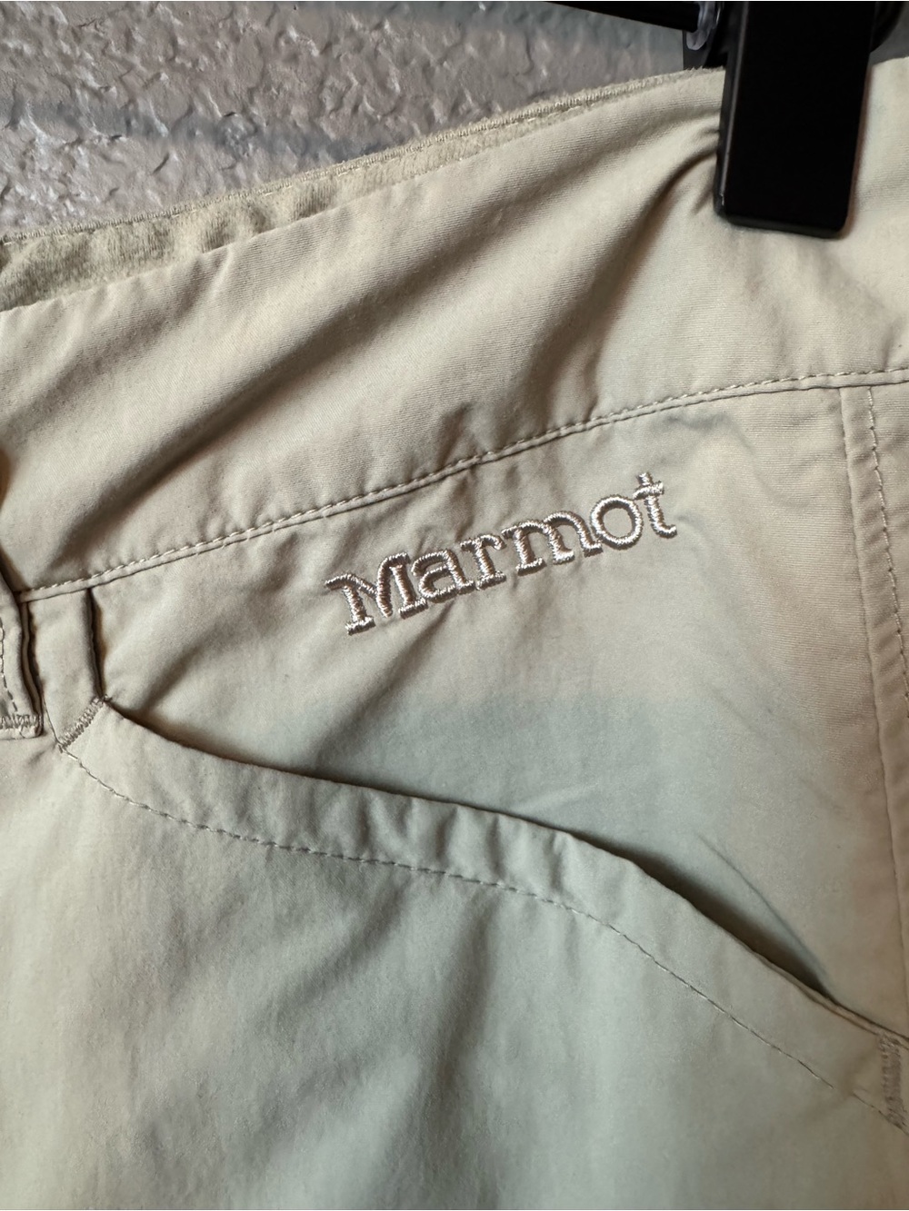 Marmot Women’s Convertible Hiking Pants 8 Tan Nylon UPF Zip Off Trail Travel - Picture 9 of 11